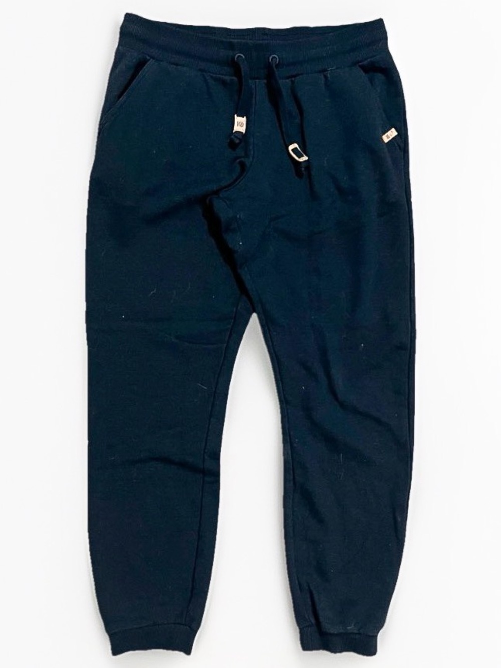 TenTree Organic Cotton Blend Jogger Sweatpants Womens Small Black Drawstring